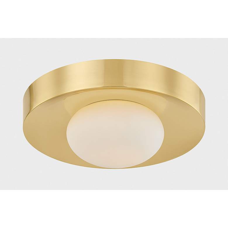 Image 6 Mitzi Pepa Flush Mount 11" in Aged Brass more views