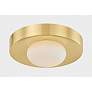 6_Mitzi Pepa Flush Mount 11" in Aged Brass more views