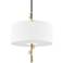 Mitzi Phoenix 22" Wide Aged Brass and Black Pendant Light