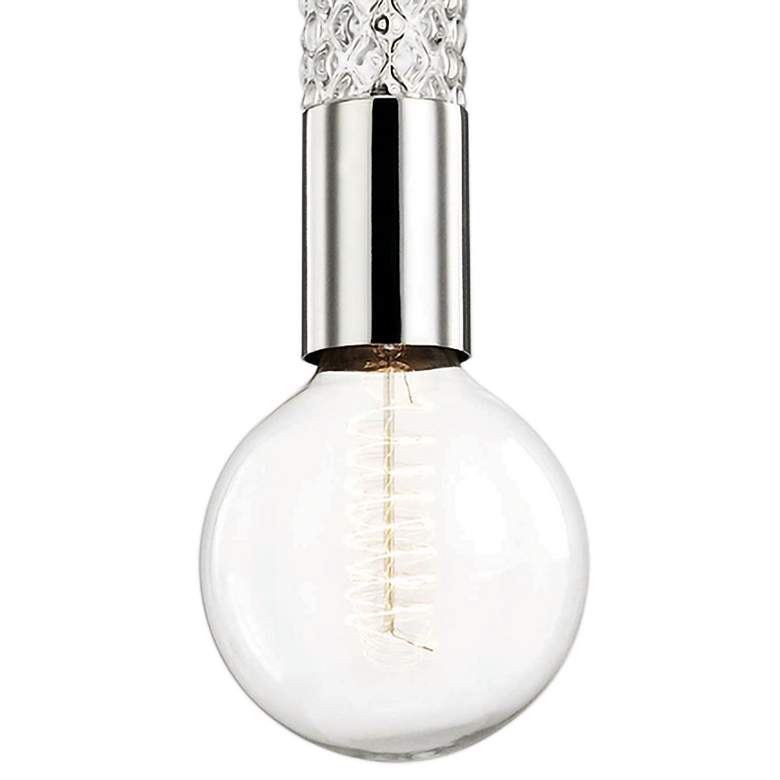 Image 2 Mitzi Pippin 5" Wide Polished Nickel Mini Pendant more views