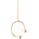 Mitzi Rae 12 1/2" Wide 4-Light Aged Brass LED Pendant Light