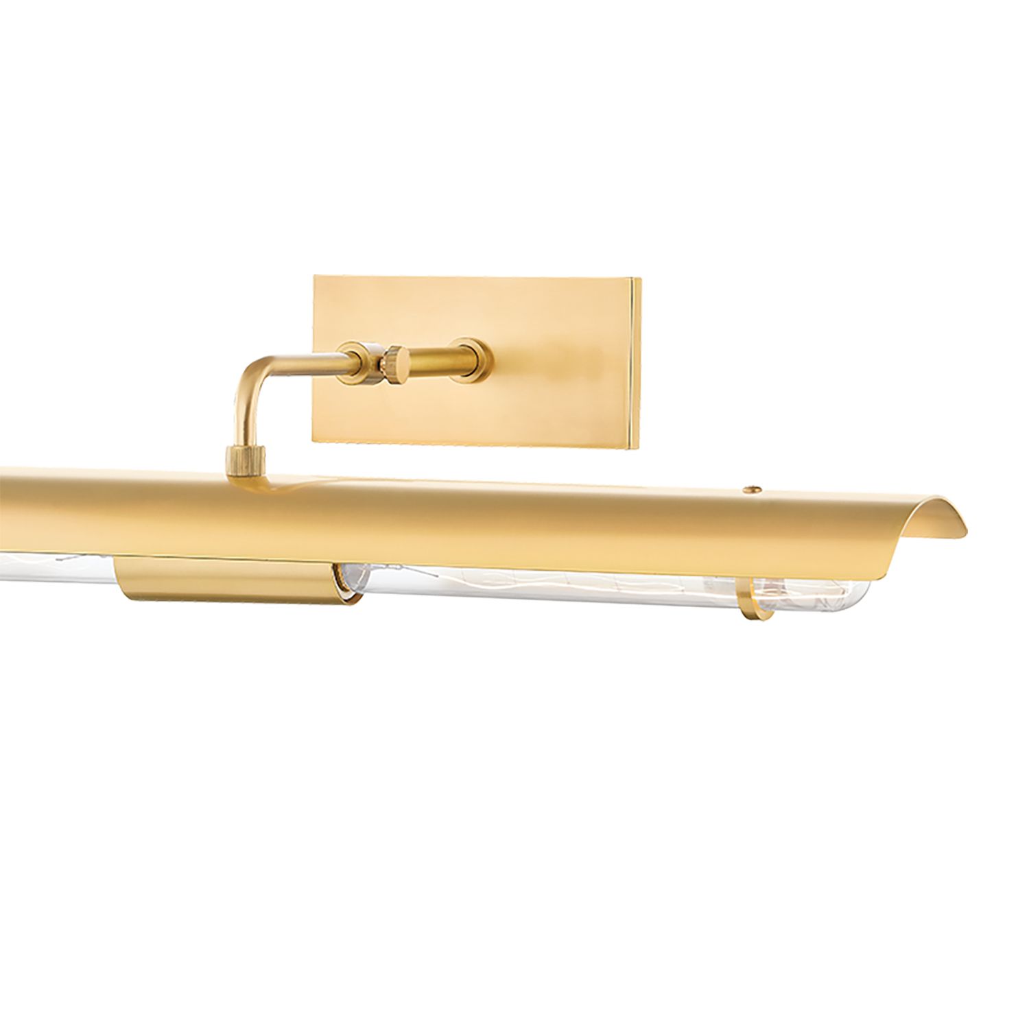 Image 2 Mitzi Raelynn 22 1/2"W Aged Brass Direct Wire Picture Light more views