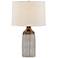 Mitzi Raisa Table Lamp 16" in Aged Brass and Ceramic Affogato