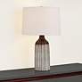 1_Mitzi Raisa Table Lamp 16" in Aged Brass and Ceramic Affogato