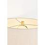 7_Mitzi Raisa Table Lamp 16" in Aged Brass and Ceramic Affogato more views
