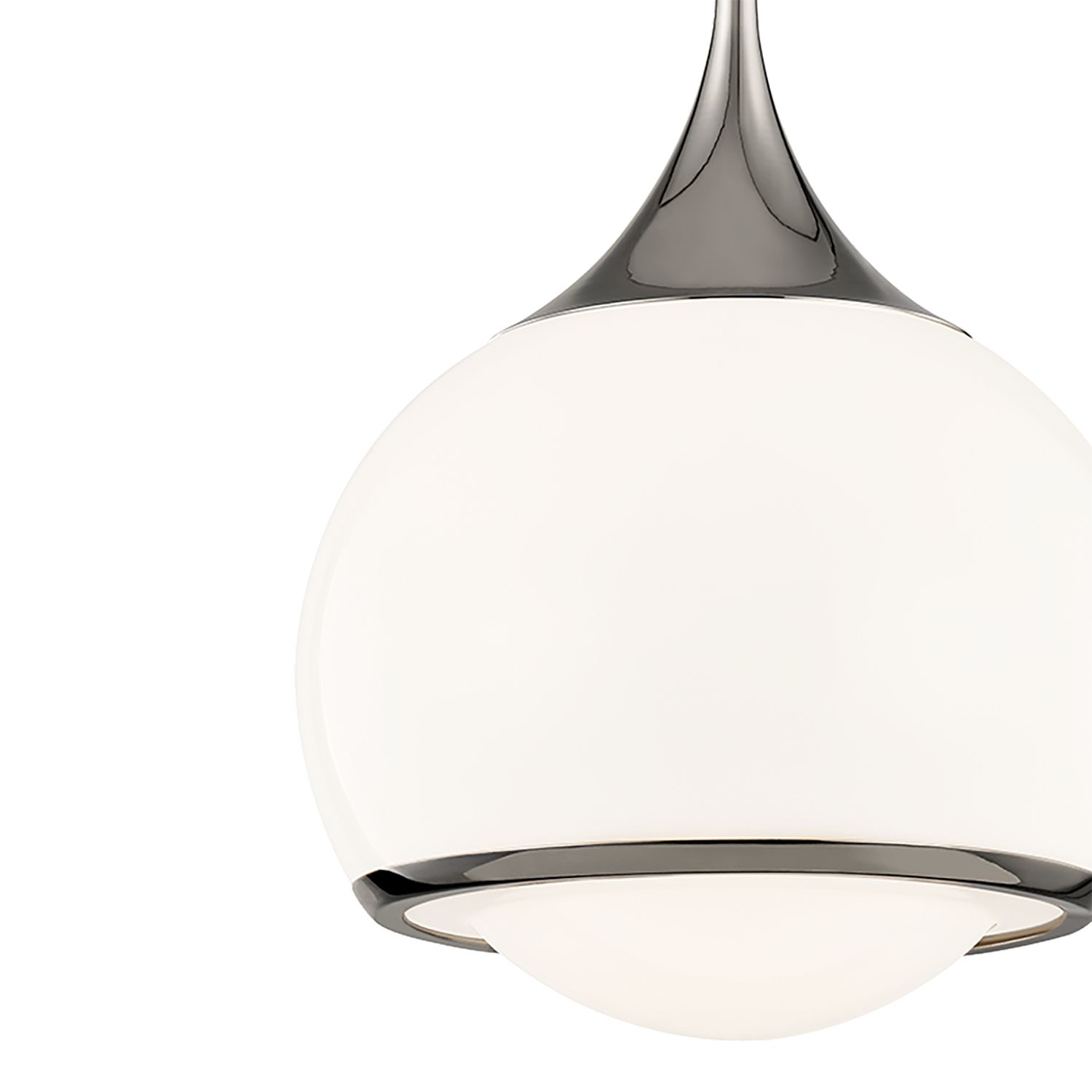 Thumbnail2 of Mitzi Reese 10" Wide Plshd Nickel 1 Light Medium Pendant more views