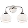 Mitzi Reese 11 1/4" High 2-Light Polished Nickel Wall Sconce