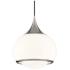 Mitzi Reese 14" Wide Polished Nickel Pendant Light