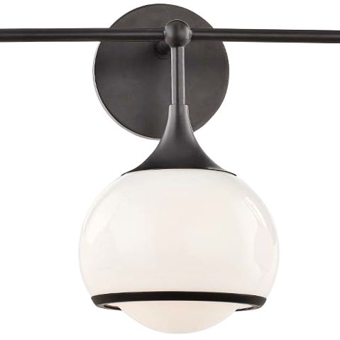 Image 2 Mitzi Reese 26 3/4" Wide 3-Light Dark Gray Bath Light more views