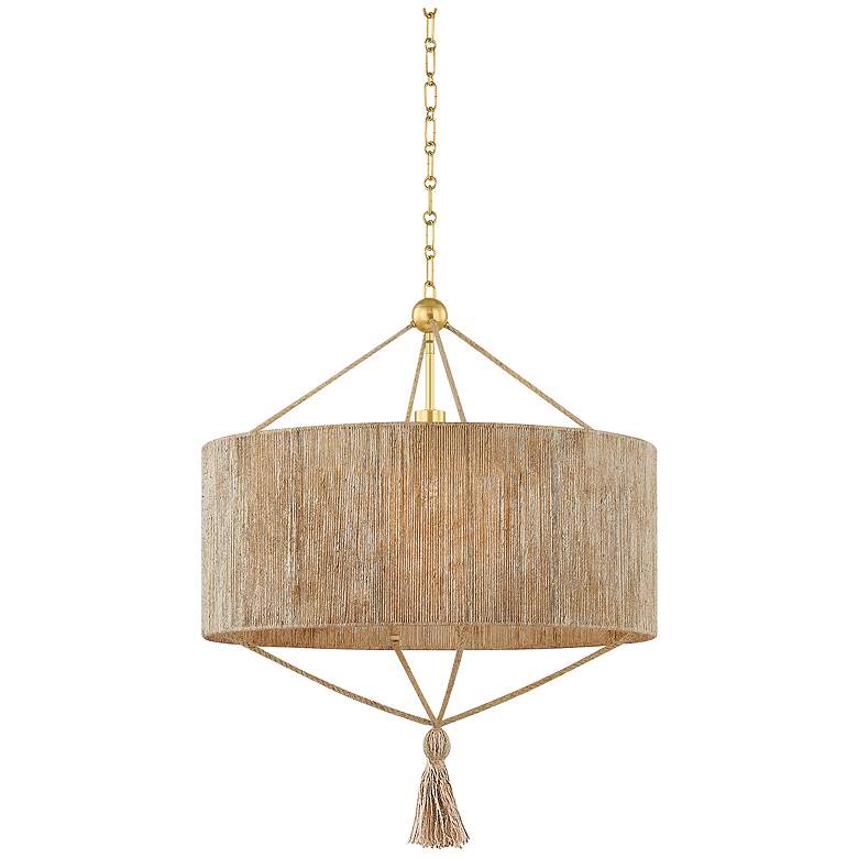 Image 2 Mitzi Reyn Pendant 24" in Aged Brass