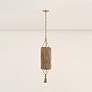 4_Mitzi Reyn Pendant 7.75" in Aged Brass more views