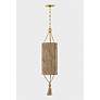 7_Mitzi Reyn Pendant 7.75" in Aged Brass more views