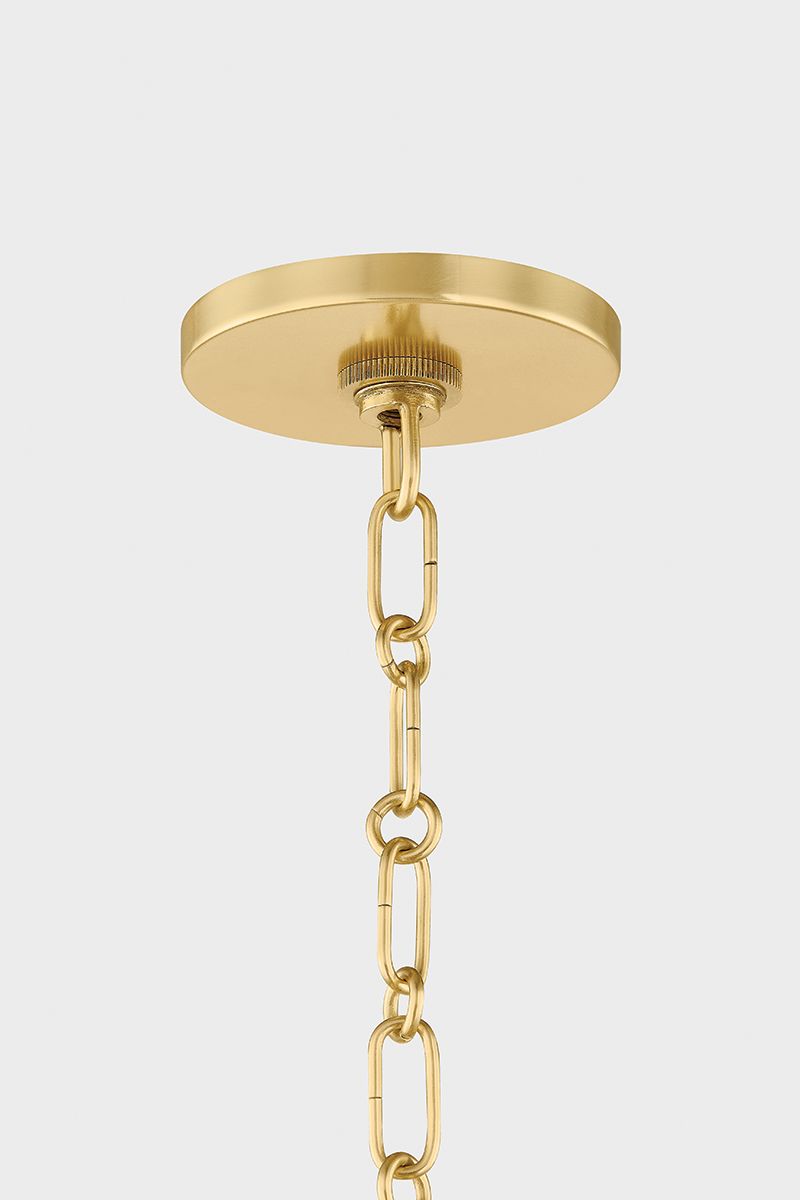 Mitzi Reyn Pendant 7.75" in Aged Brass