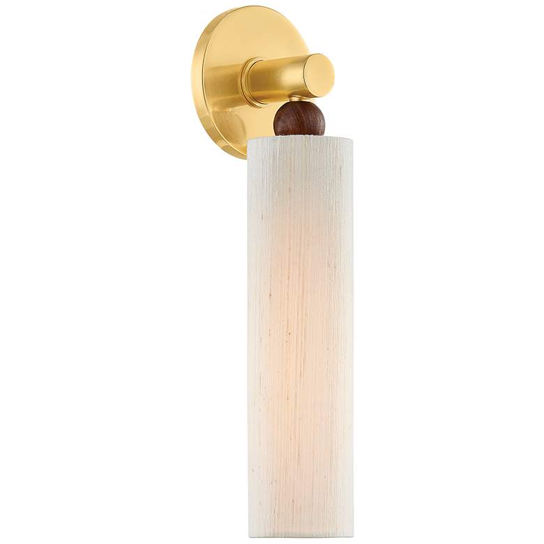 Image 1 Mitzi Reyn Wall Sconce 4.75" in Aged Brass