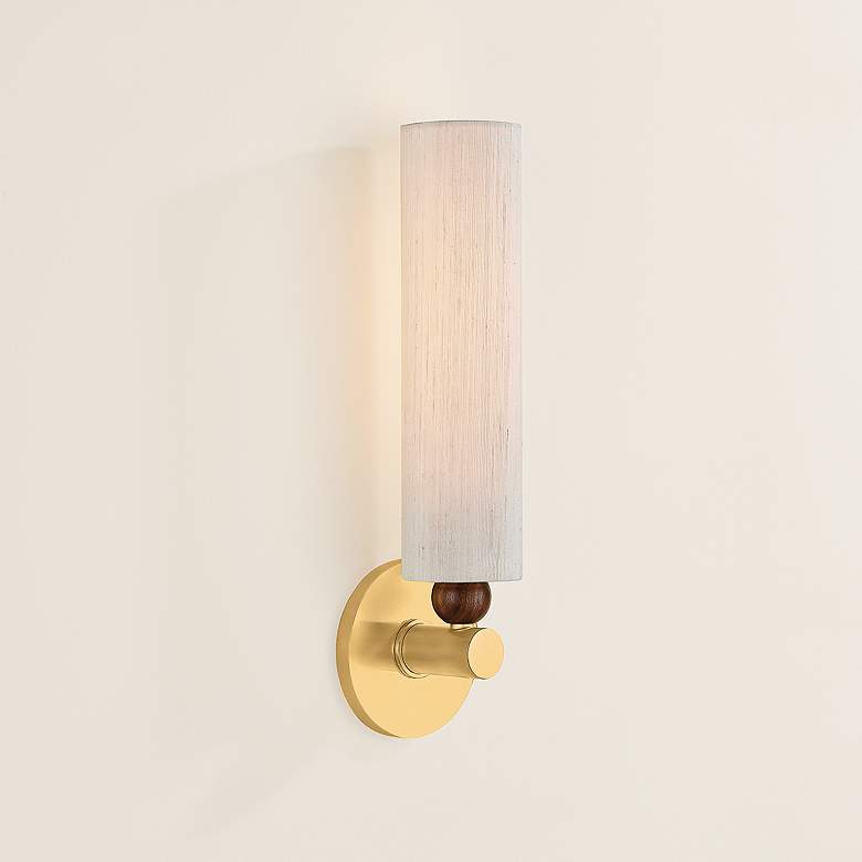 Image 2 Mitzi Reyn Wall Sconce 4.75" in Aged Brass more views