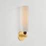 6_Mitzi Reyn Wall Sconce 4.75" in Aged Brass more views