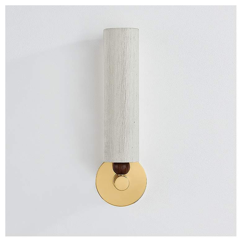 Image 7 Mitzi Reyn Wall Sconce 4.75" in Aged Brass more views