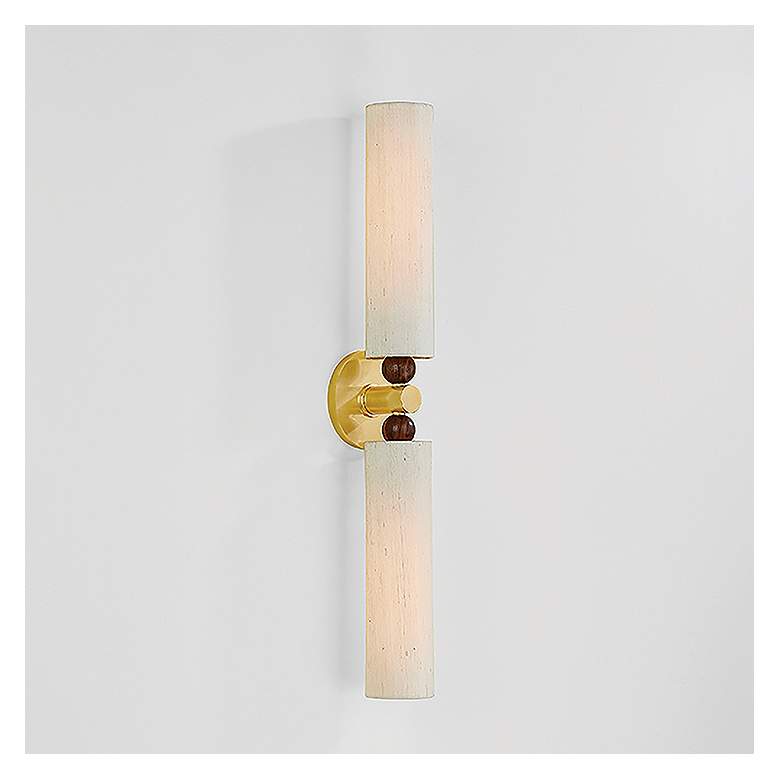 Image 3 Mitzi Reyn Wall Sconce 4.75" in Aged Brass more views