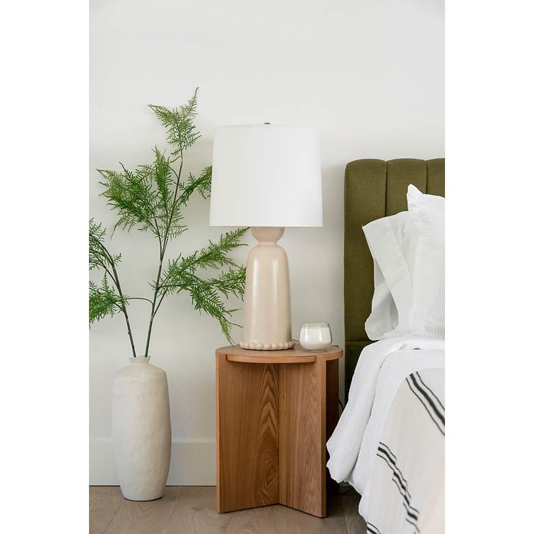 Image 5 Mitzi Rhea 26 3/4" High Antique Ivory Ceramic Table Lamp more views