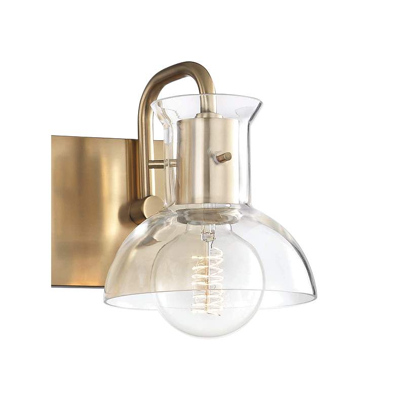 Image 3 Mitzi Riley 24" Wide Aged Brass 3-Light Bath Light more views