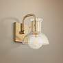 Mitzi Riley 7 1/4" High Aged Brass Wall Sconce
