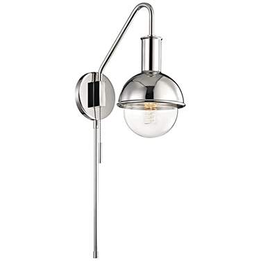 Mitzi Riley Polished Nickel Swing Arm Wall Lamp