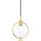 Mitzi Ringo 8 3/4" Wide Aged Brass Mini Pendant Light