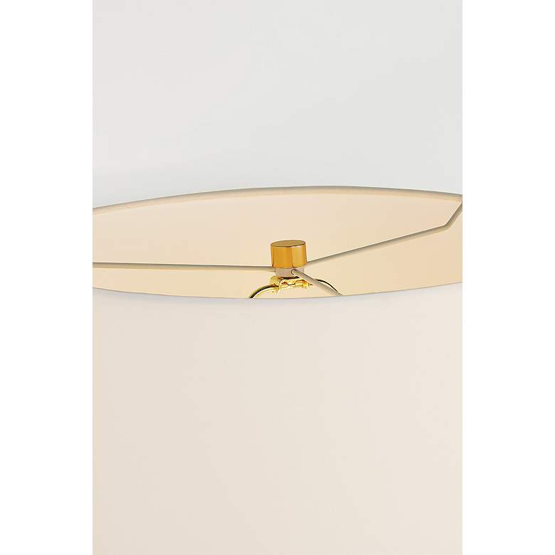 Image 6 Mitzi Russo Table Lamp 17" in Aged Brass and Ceramic Washed Cobalt more views