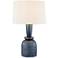 Mitzi Russo Washed Cobalt Ceramic Table Lamp