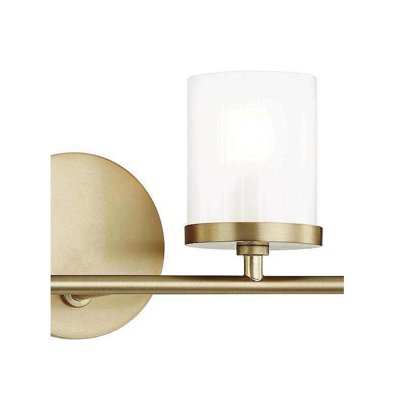 Image 3 Mitzi Ryan 24 1/2" Wide Aged Brass 4-Light Bath Light more views