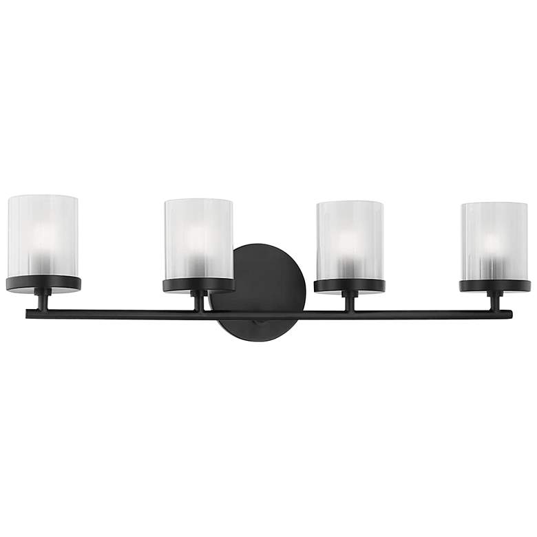 Image 1 Mitzi Ryan 24 1/2 inch Wide Soft Black 4-Light Bath Light