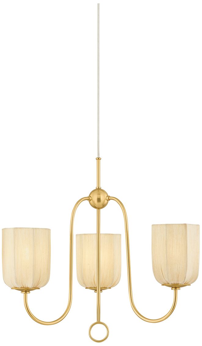 Mitzi Samantha Chandelier Aged Brass