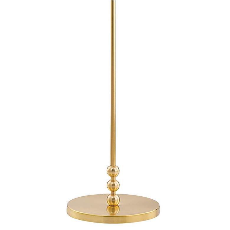 Image 3 Mitzi Sang 64 1/2" High Curved Arm White and Brass Floor Lamp more views