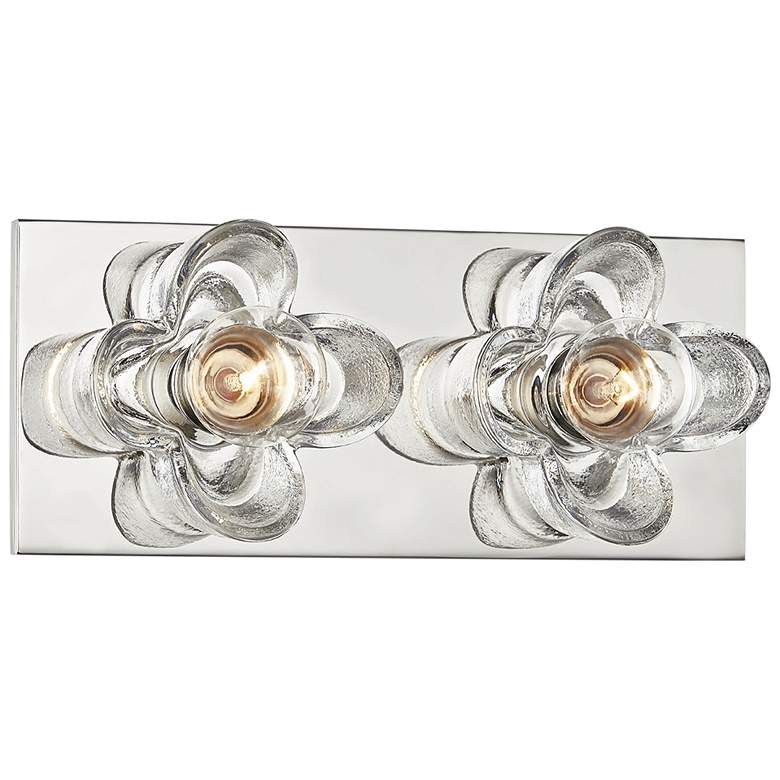 Image 1 Mitzi Shea 11 inch Wide Polished Nickel 2-Light Bath Light