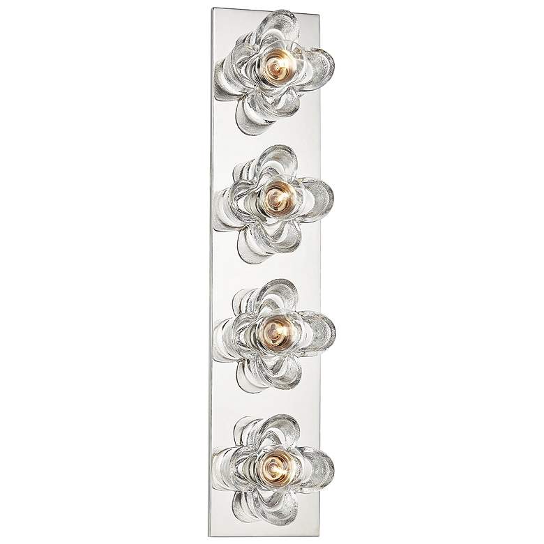 Image 1 Mitzi Shea 22 inch Wide Polished Nickel 4-Light Bath Light