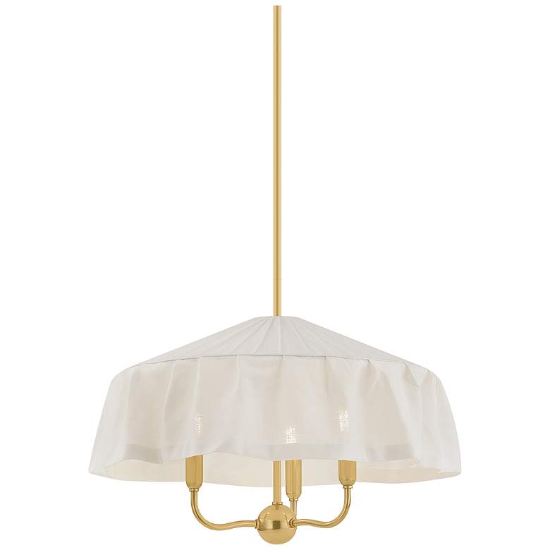 Mitzi Shivonne Chandelier Aged Brass - #0823X | Lamps Plus
