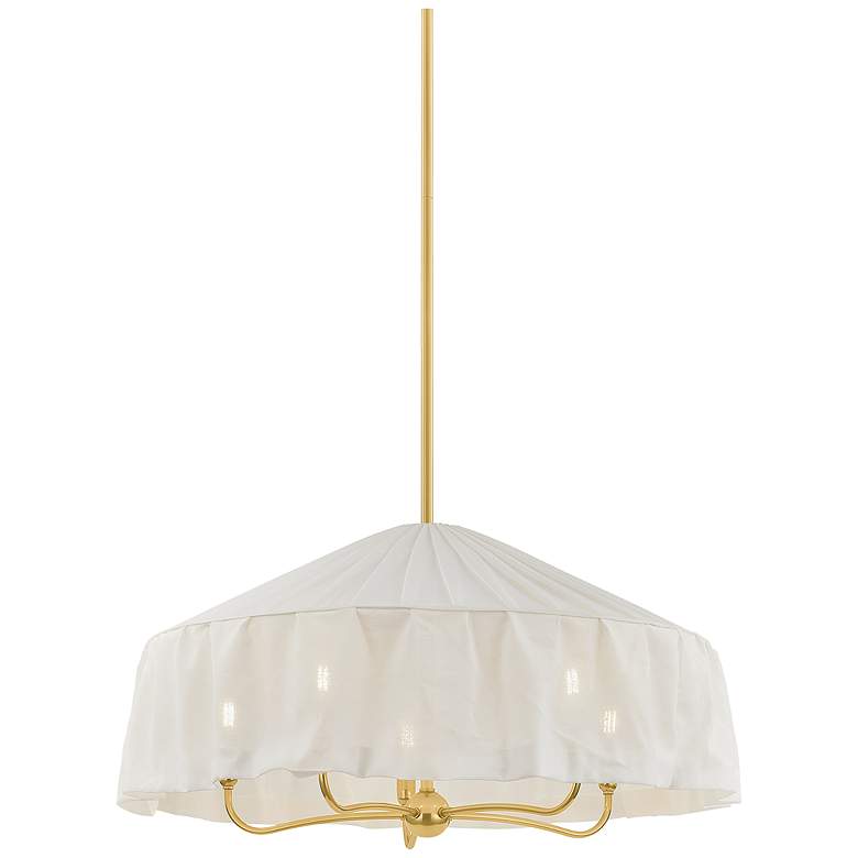 Mitzi Shivonne Chandelier Aged Brass - #0824X | Lamps Plus