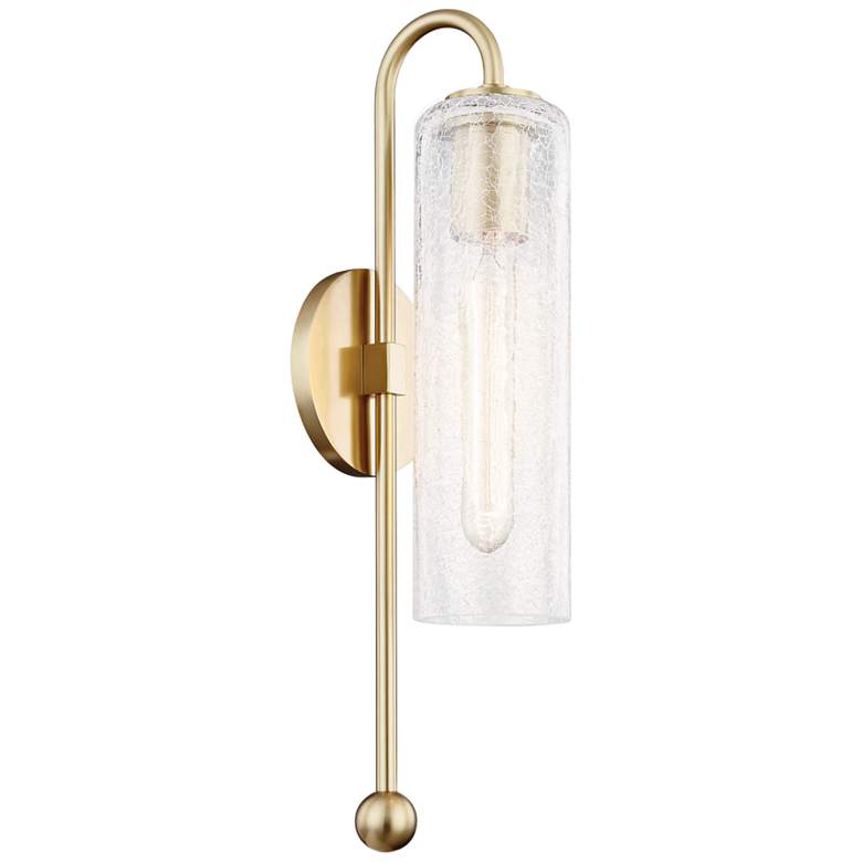 Image 1 Mitzi Skye 19 inch High Aged Brass Wall Sconce