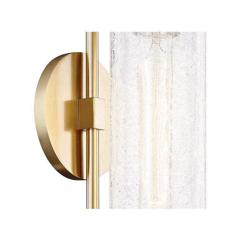 Image 2 Mitzi Skye 19" High Aged Brass Wall Sconce more views