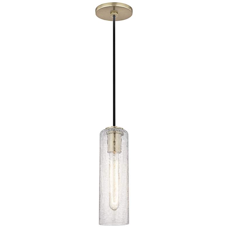 Image 2 Mitzi Skye 3 1/2" Wide Aged Brass Mini Pendant
