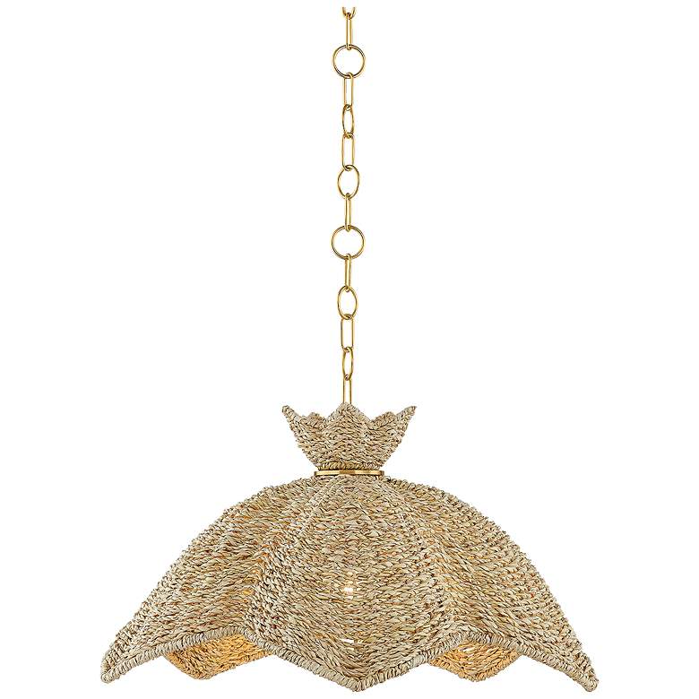 Image 1 Mitzi Solie Pendant 22" in Aged Brass