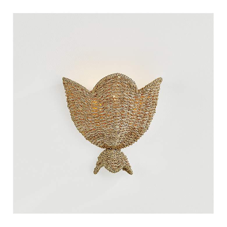 Image 6 Mitzi Solie Wall Sconce 10" in Aged Brass more views
