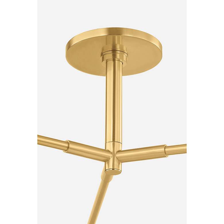 Image 3 Mitzi Sonja Semi Flush 52" in True Bronze and Soft Bisque more views