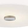 Mitzi Sophie 11 3/4" Wide Nickel and Opal White Glass Ceiling Light