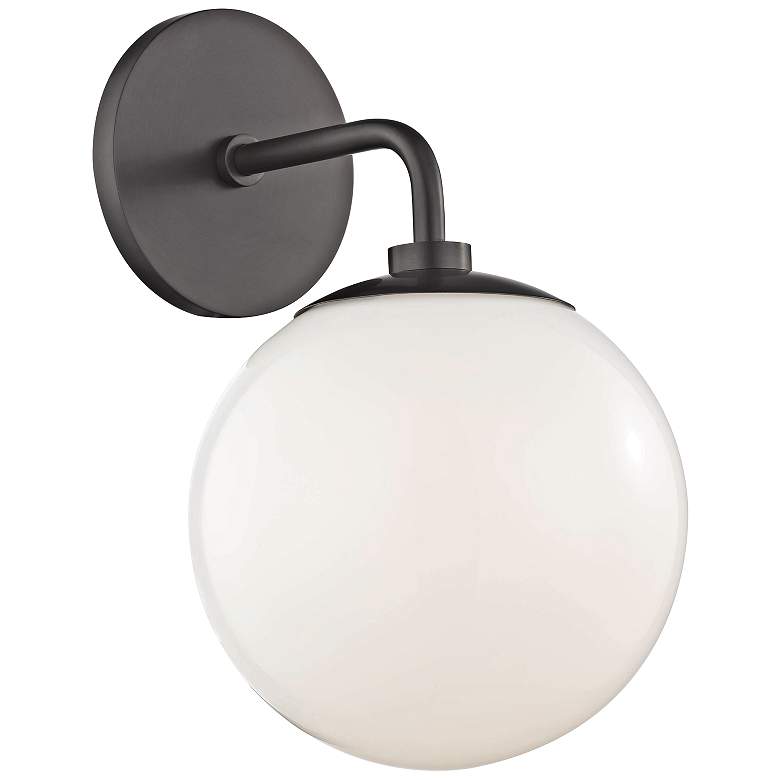 Image 2 Mitzi Stella 11 1/2" High Old Bronze Wall Sconce