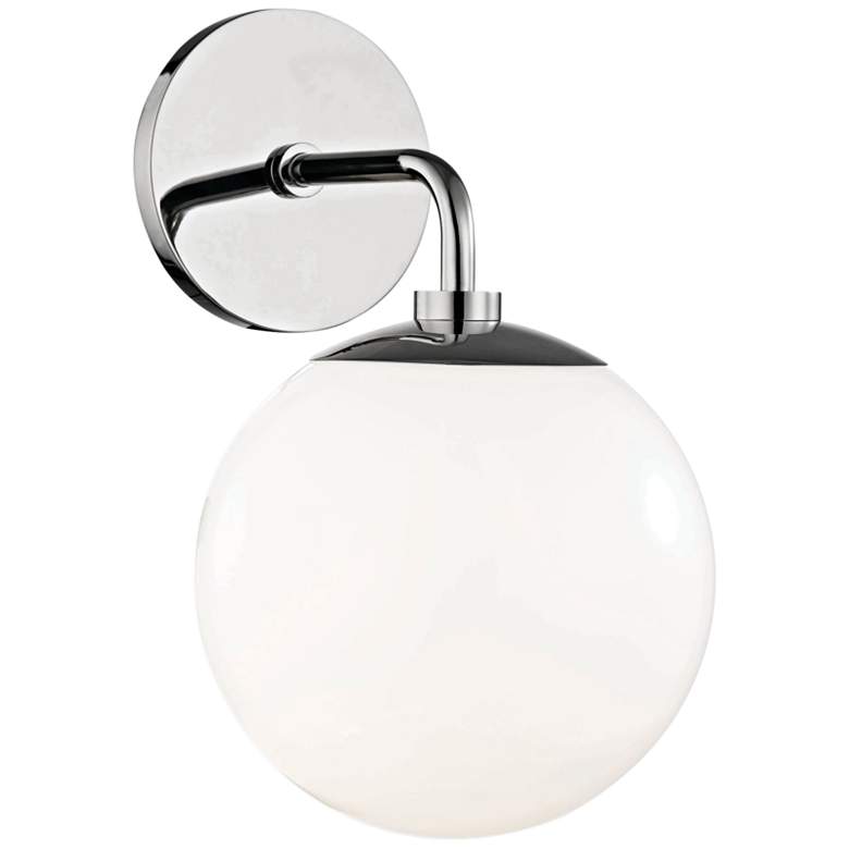 Image 2 Mitzi Stella 11 1/2" High Polished Nickel Wall Sconce