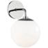 Mitzi Stella 11 1/2" High Polished Nickel Wall Sconce