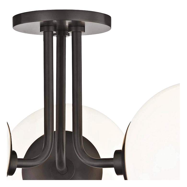 Image 3 Mitzi Stella 18 1/4" Wide Old Bronze 3-Light Ceiling Light more views