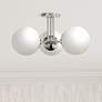 1_Mitzi Stella 18 1/4" Wide Polished Nickel 3-Light Globe Ceiling Light