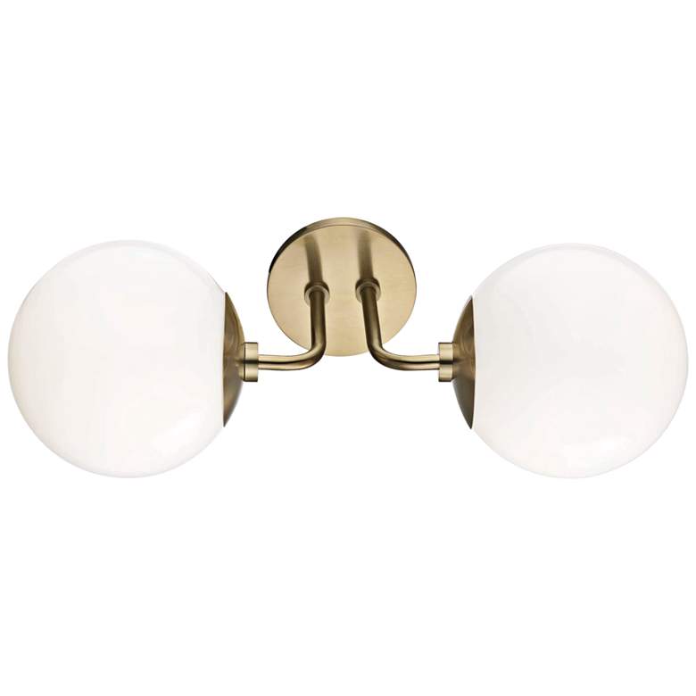 Image 3 Mitzi Stella 20" High Aged Brass 2-Light Wall Sconce more views